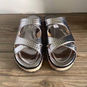 Silver Jimmy Choo Sandals